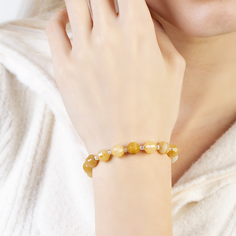 Faset Kesim Akik Doğaltaş Kadın Bileklik - 2