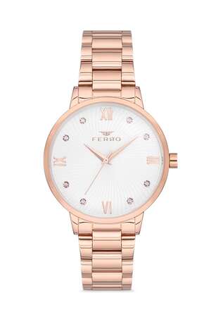 Ferro Rose çelik Kordon Kadın Kol Saati F21122A-1163-C F21122A-1163-C - FERRO