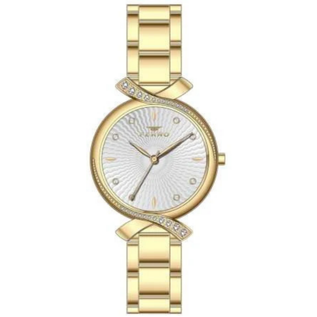 Ferro Altın Renk Çelik Kordonlu Kadın Kol Saati TH-FL21254A-B - Tesbihane