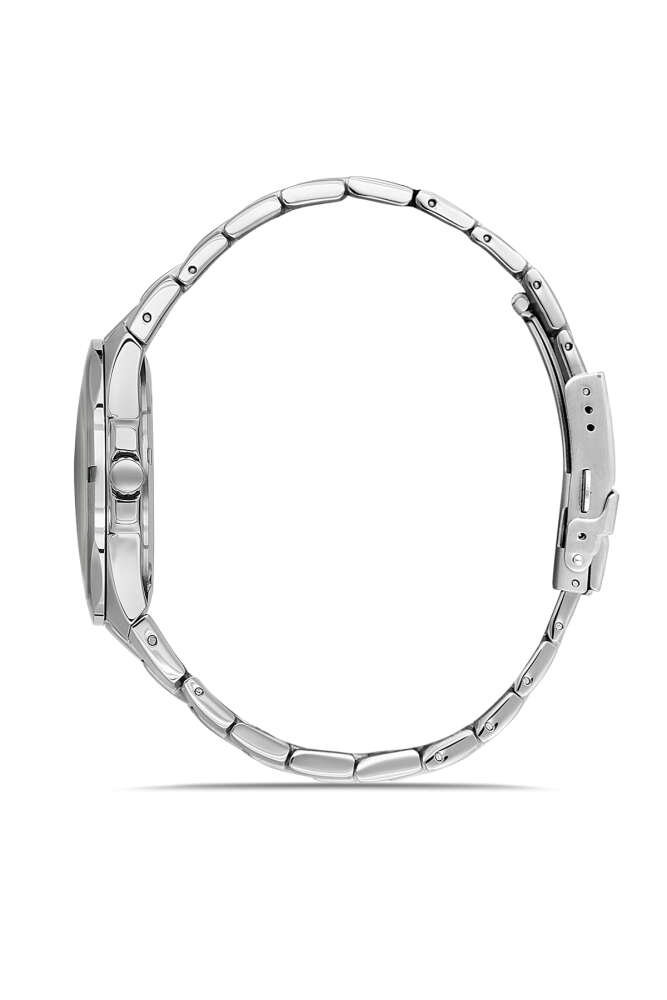 Ferro Gümüş Renk Çelik Kordon Erkek Kol Saati 3 ATM Su Geçirmez TH-FM40143A-A2 - 2