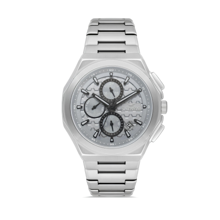 Ferro Gümüş Renk Çelik Kordon Erkek Kol Saati Fonksiyonlar Aktif 3 ATM Su Geçirmez TH-FM43024A-A4 - Tesbihane