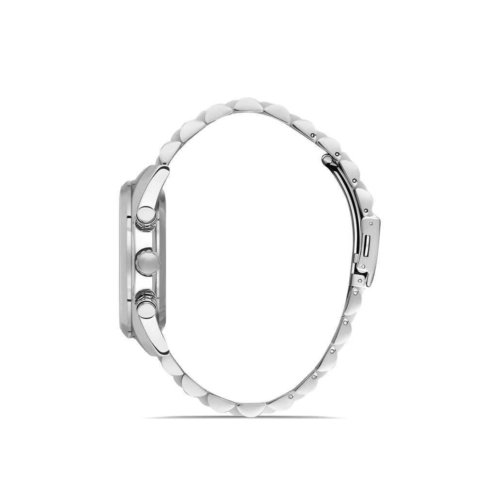 Ferro Gümüş Renk Çelik Kordon Erkek Kol Saati Fonksiyonları Aktif 3 ATM Su Geçirmez TH-FM11507A-A3 - 3