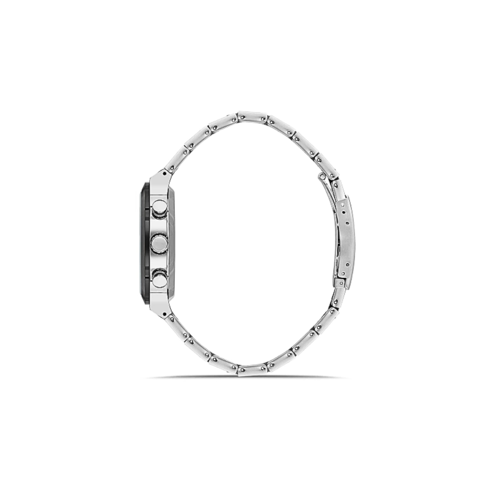 Ferro Gümüş Renk Çelik Kordon Erkek Kol Saati Fonksiyonları Aktif 3 ATM Su Geçirmez TH-FM11568AWT-J - 3