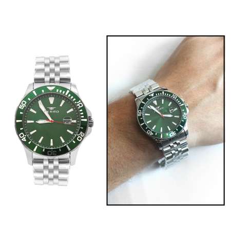 Ferro Gümüş Renk Çelik Kordonlu Erkek Kol Saati TH-F11922A-A6 - Tesbihane