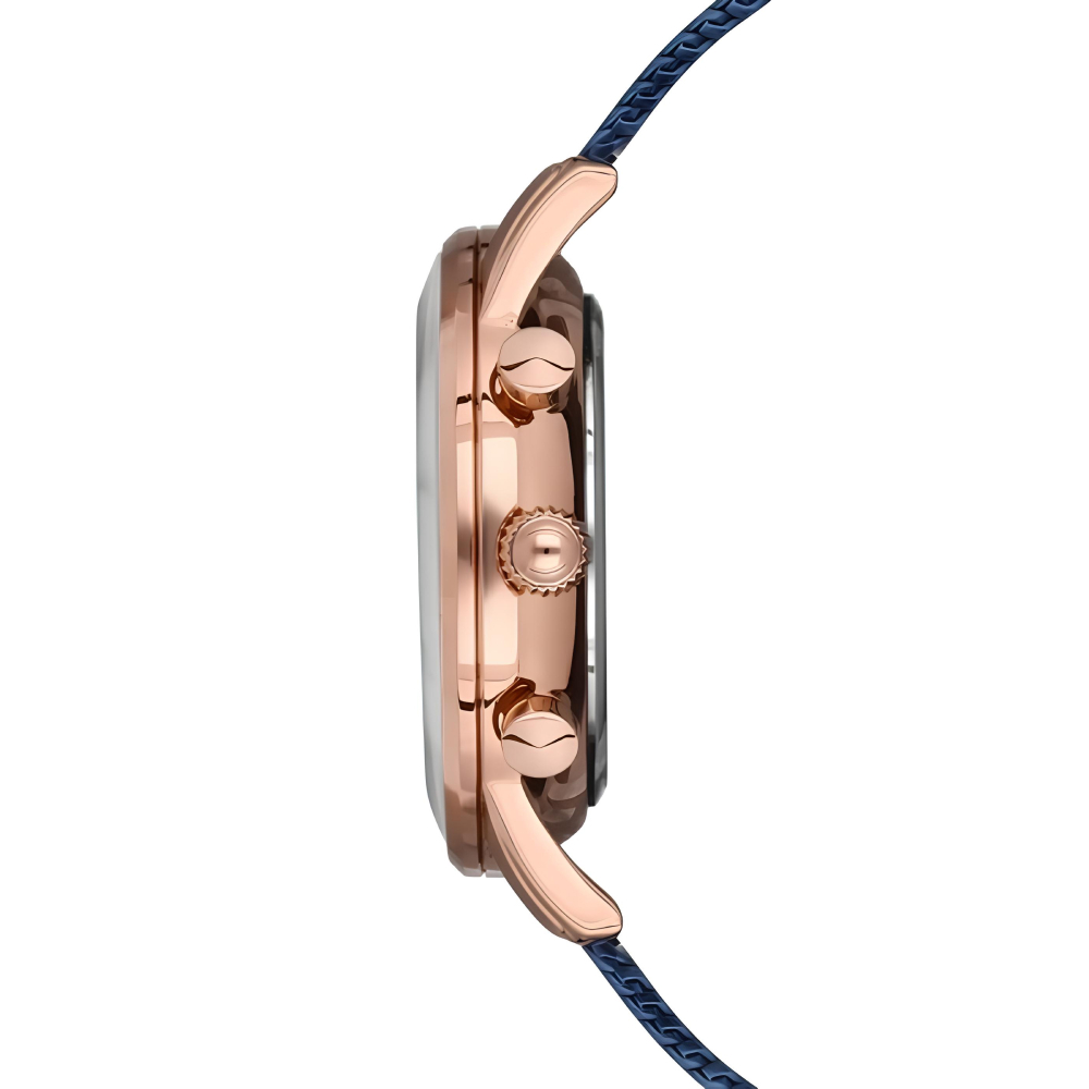 Ferro Lacivert Hasır Kordon Erkek Kol Saati Fonksiyonları Aktif 3 ATM Su Geçirmez - 3