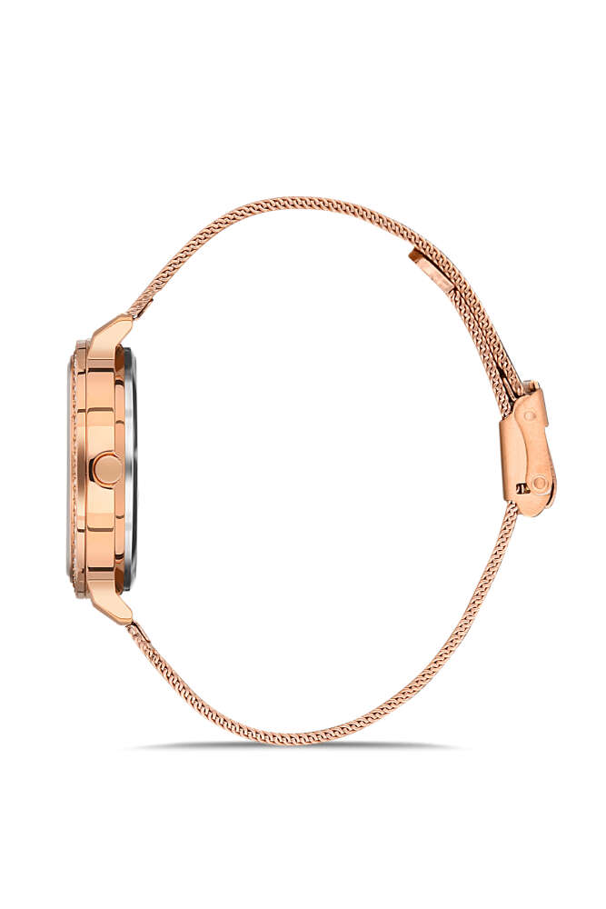 Ferro Rose Çelik Hasır Kordon Kadın Kol Saati Su Geçirmez TH-FL21242C-C - 3