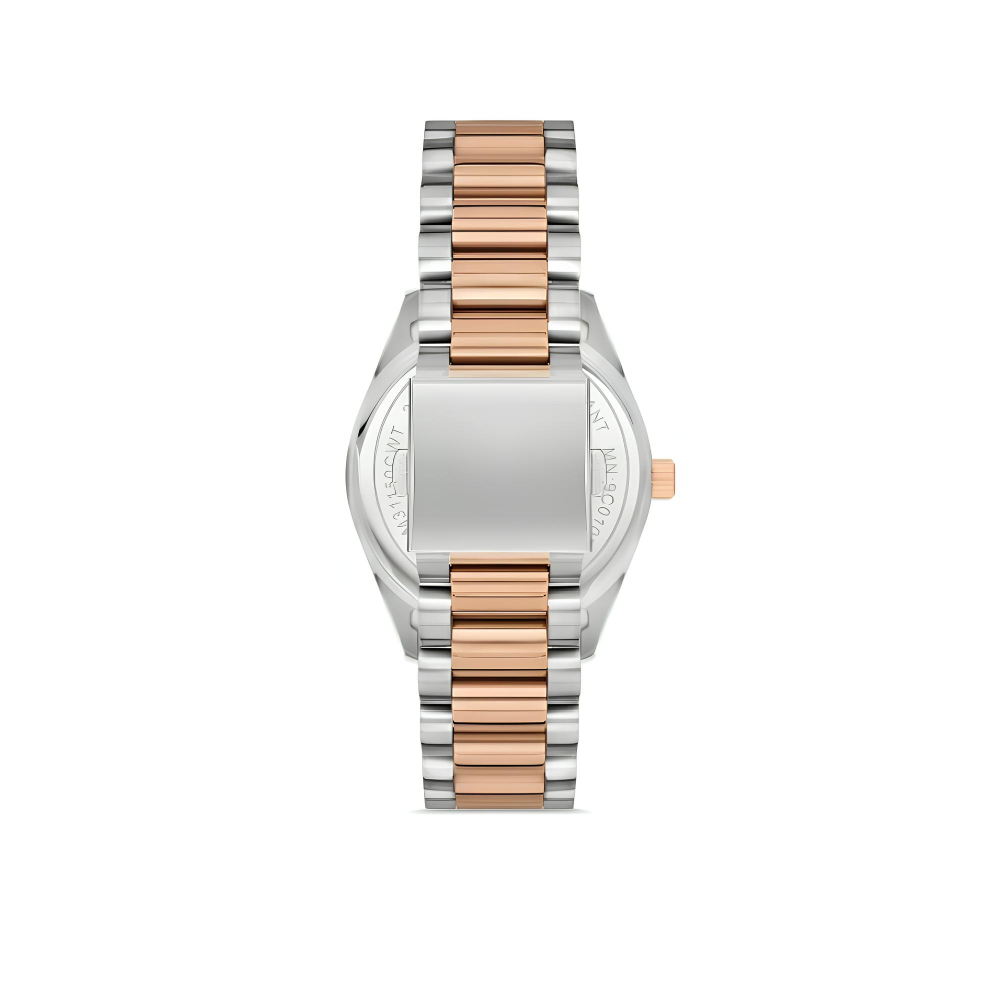 Ferro Rose Gümüş Renk Çelik Kordon Erkek Kol Saati 3 ATM Su Geçirmez TH-F11288AWT-E - 2