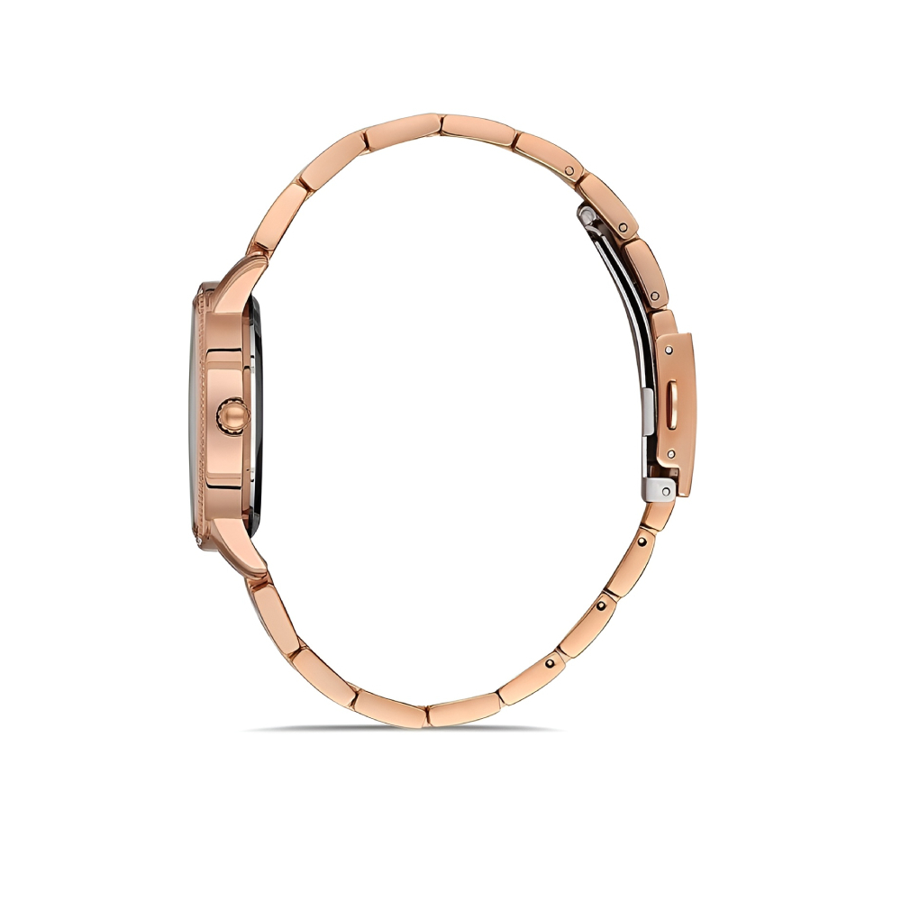 Ferro Rose Çelik Kordon Kadın Kol Saati 3 ATM Su Geçirmez TH-F21925A-C - 2