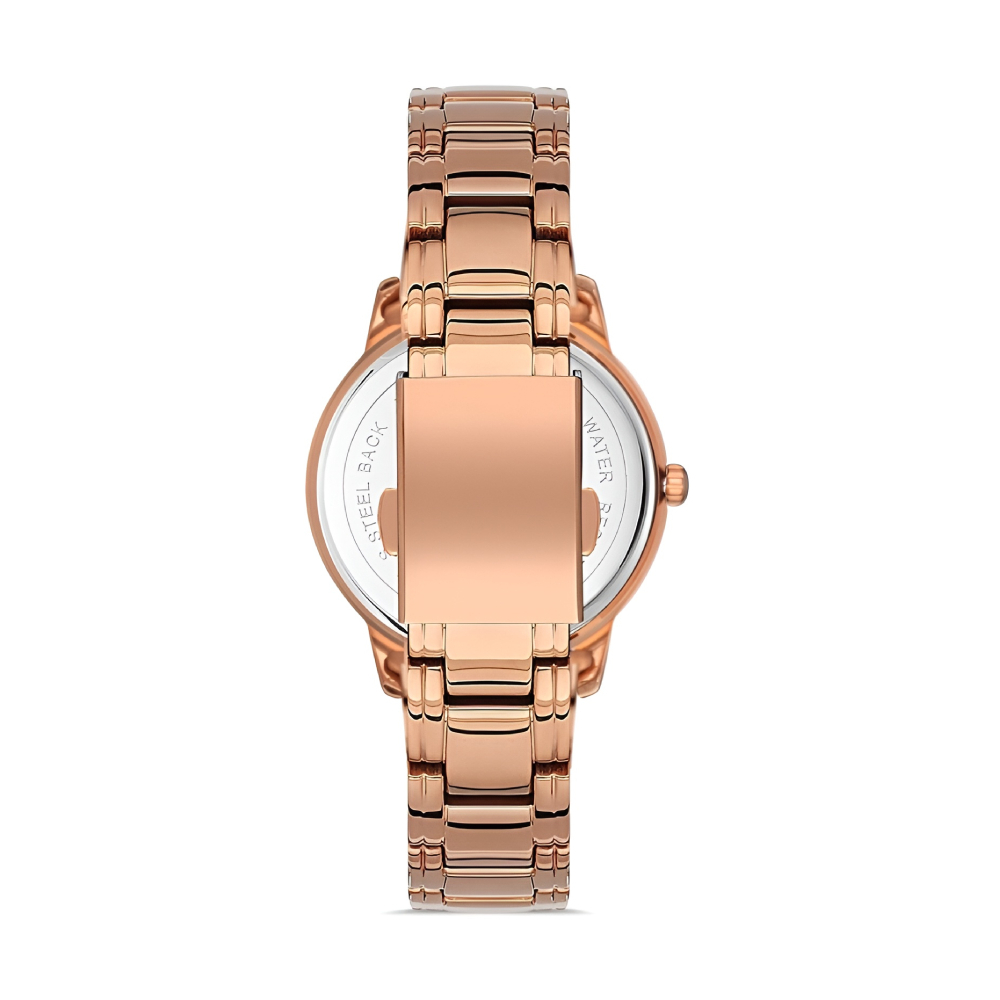 Ferro Rose Çelik Kordon Kadın Kol Saati 3 ATM Su Geçirmez TH-F21925A-C - 3