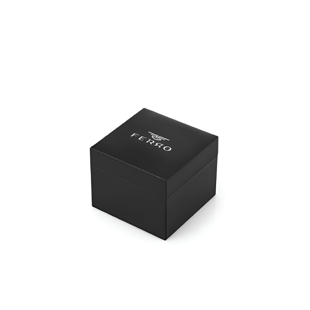 Ferro Rose Gümüş Çelik Kordon Erkek Kol Saati Fonksiyonları Aktif 3 ATM Su Geçirmez TH-FM31289A-E3 - 4