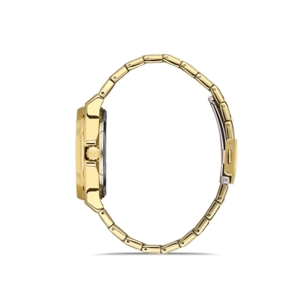 Ferro Sarı Çelik Kordon Erkek Kol Saati 3 ATM Su Geçirmez TH-F11290A-B - 3