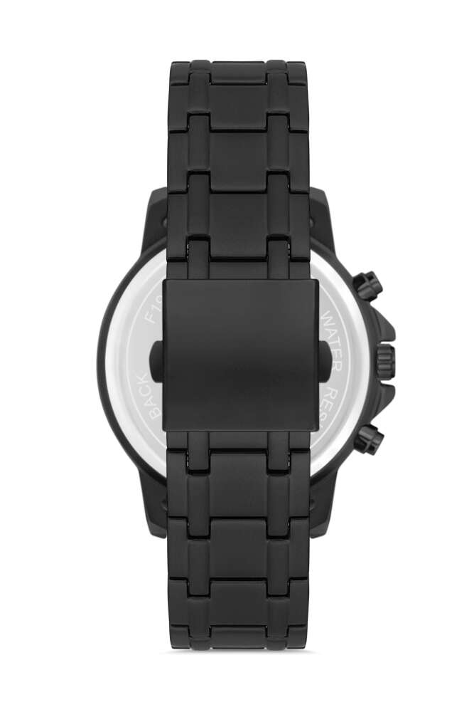 Ferro Siyah Çelik Kordon Erkek Kol Saati 3 ATM Su Geçirmez TH-FM11167AWT-G - 2