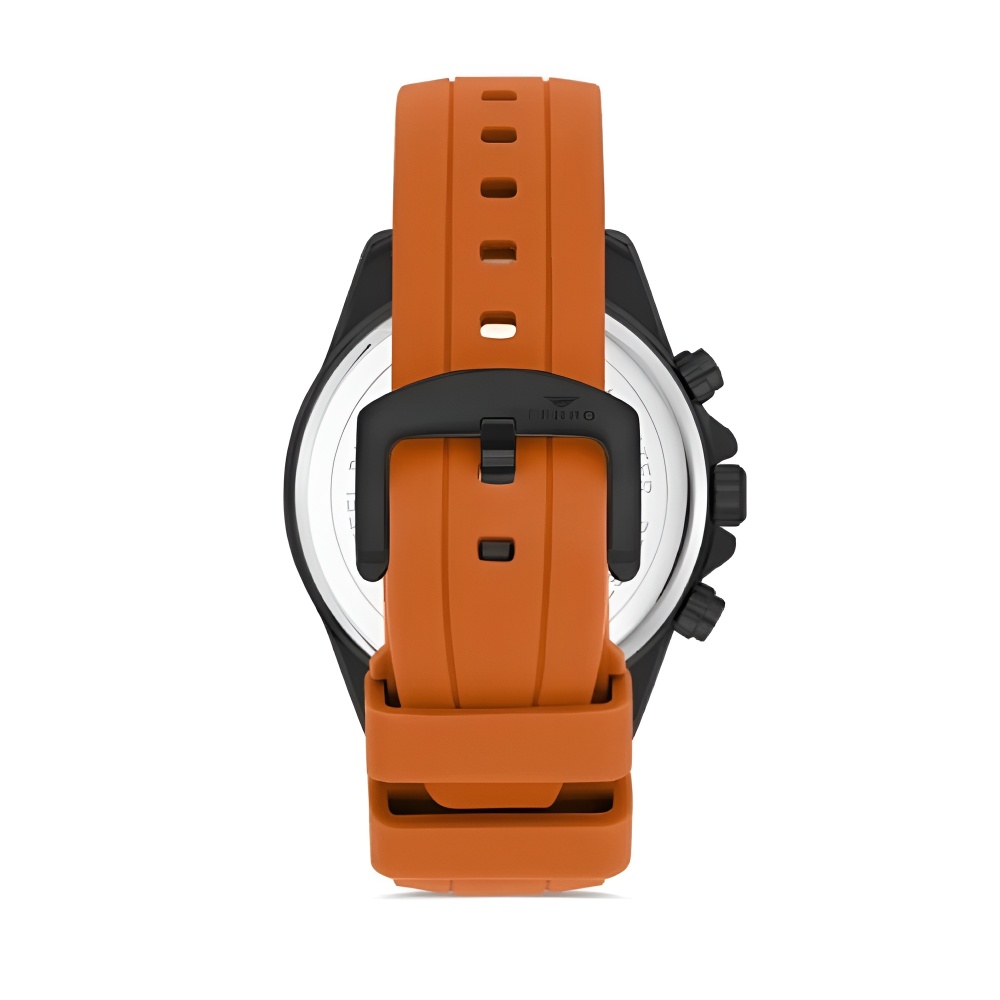 Ferro Turunucu Silikon Kordon Erkek Kol Saati Fonksiyonlar Aktif 3 ATM Su Geçirmez TH-FM31380DWT-ZL - 2