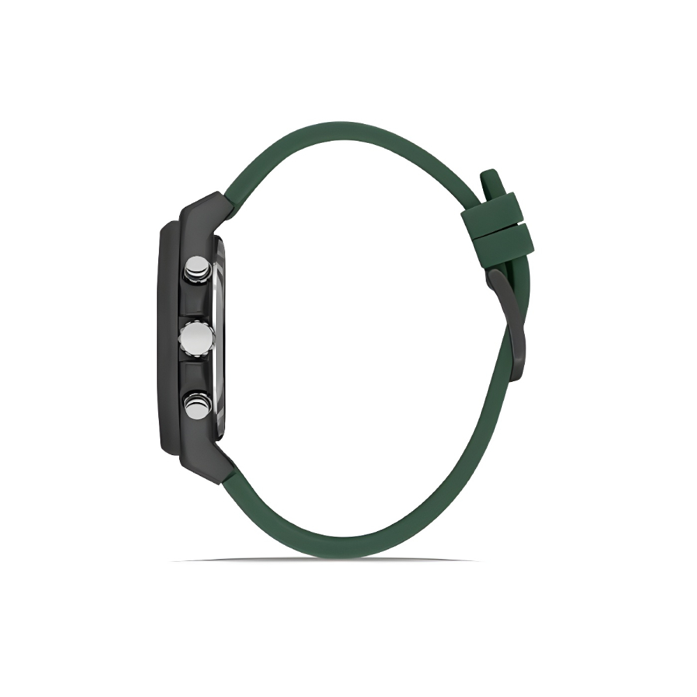 Ferro Yeşil Silikon Kordon Erkek Kol Saati Fonksiyonları Aktif 3 ATM Su Geçirmez TH-FM31348DWT-ZF2 - 3