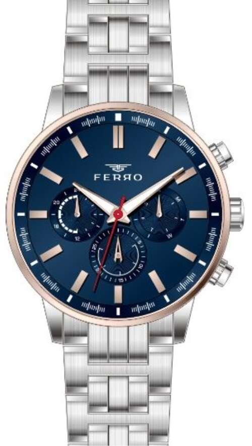 Ferro Rose Çelik Kordon Erkek Kol Saati FM31084A-E3 FM31084A-E3 - 1