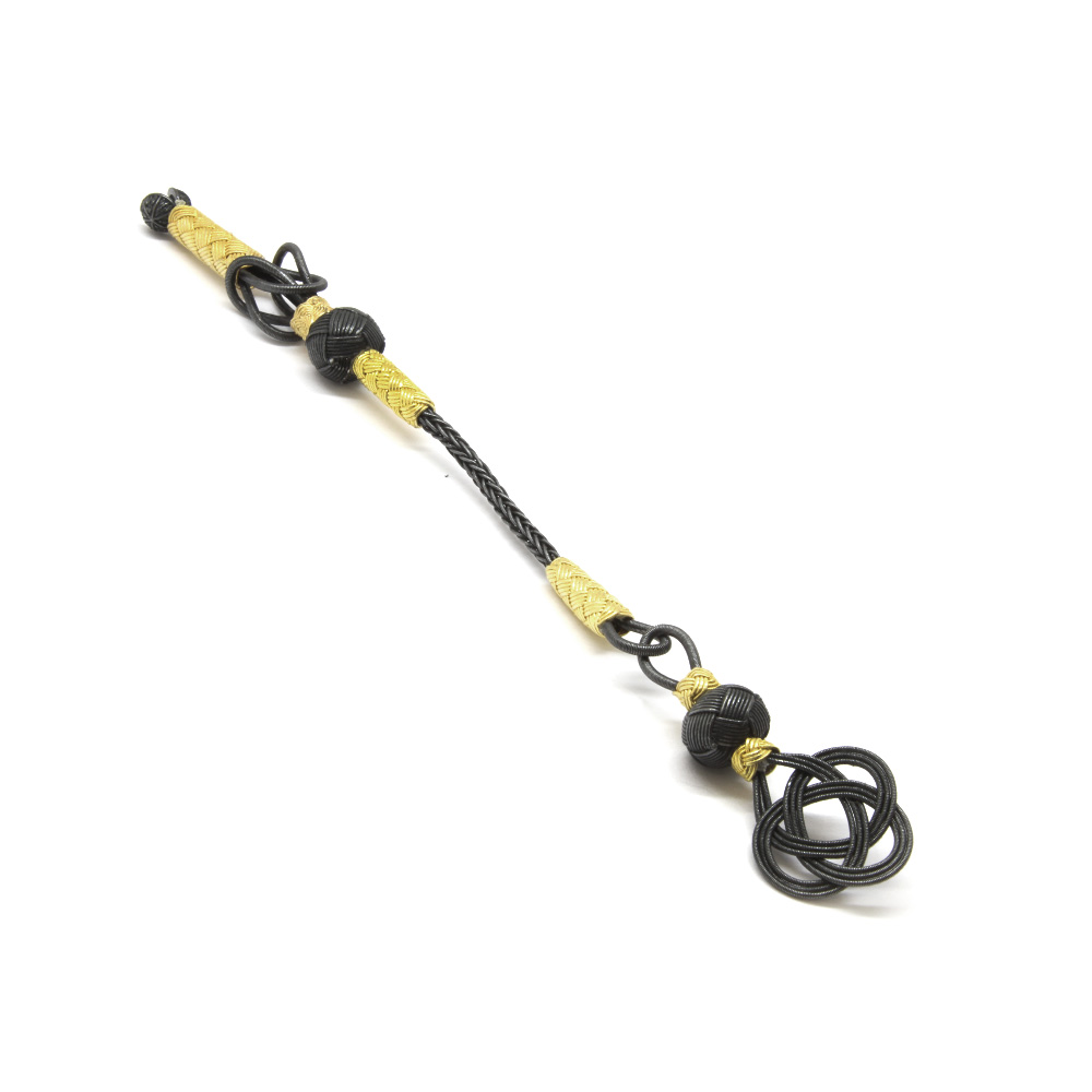 Oksitli Gri Renk 1000 Ayar Gümüş Kazaz Püskül - 2