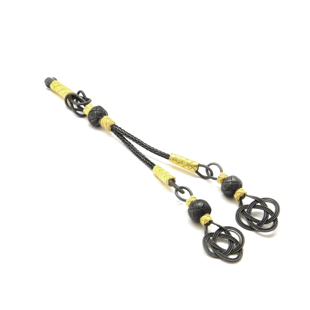 Oksitli Gümüş Renk 1000 Ayar Gümüş 2 li Kazaz Püskül - 2