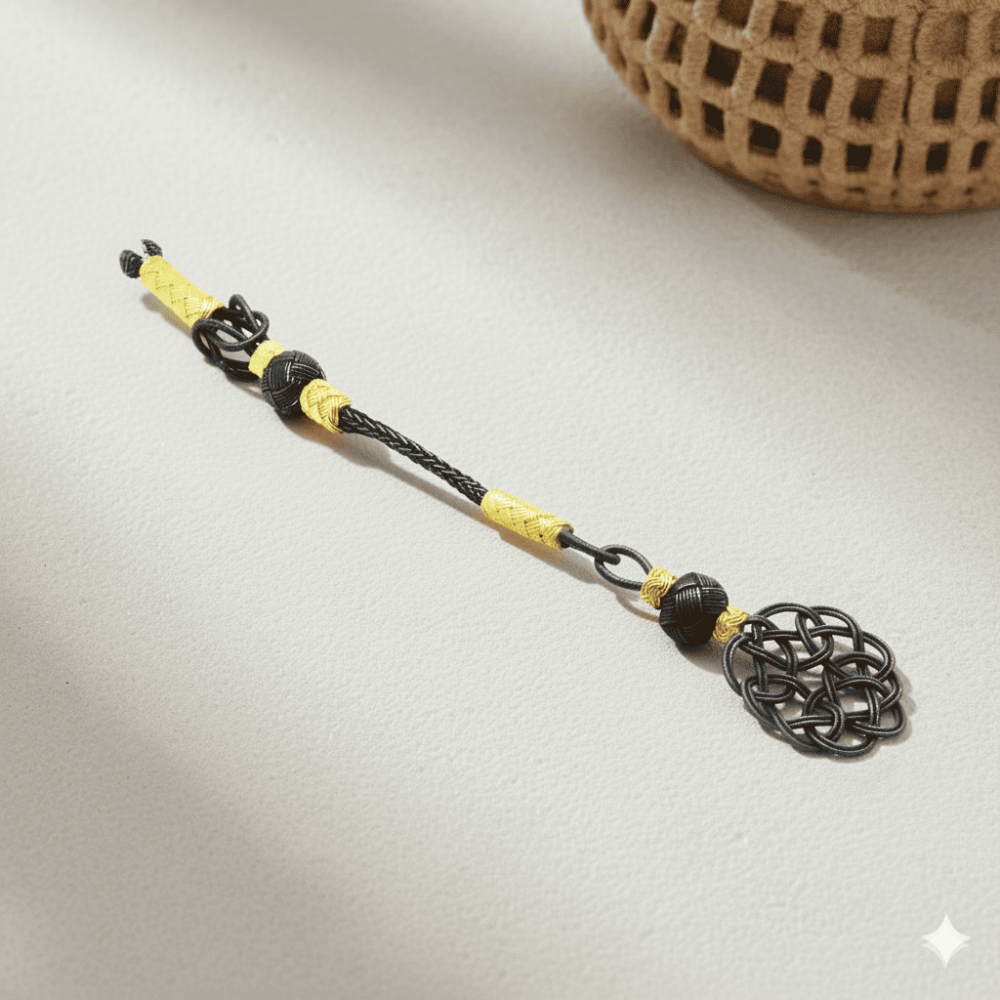 Oksitli Gümüş Renk 1000 Ayar Gümüş Kazaz Püskül - 1