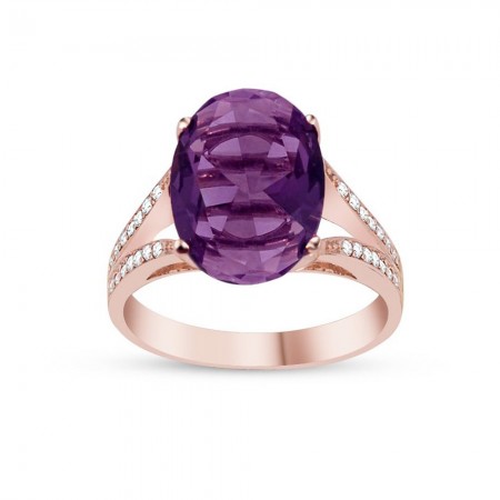 Gümüş Zirkon Taşlı Bayan Gümüş Yüzük - Tesbihane