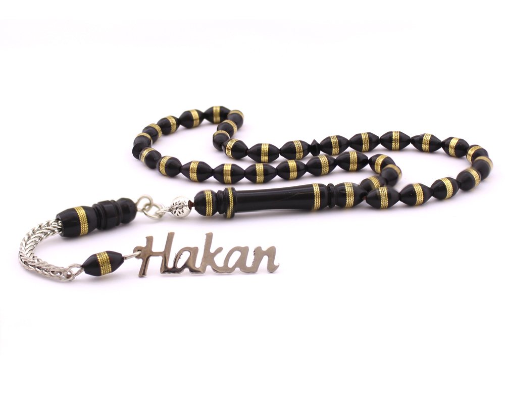 İsme Özel Püsküllü Pirinç Sarmallı Kuka Tesbih (Model-2) - 1