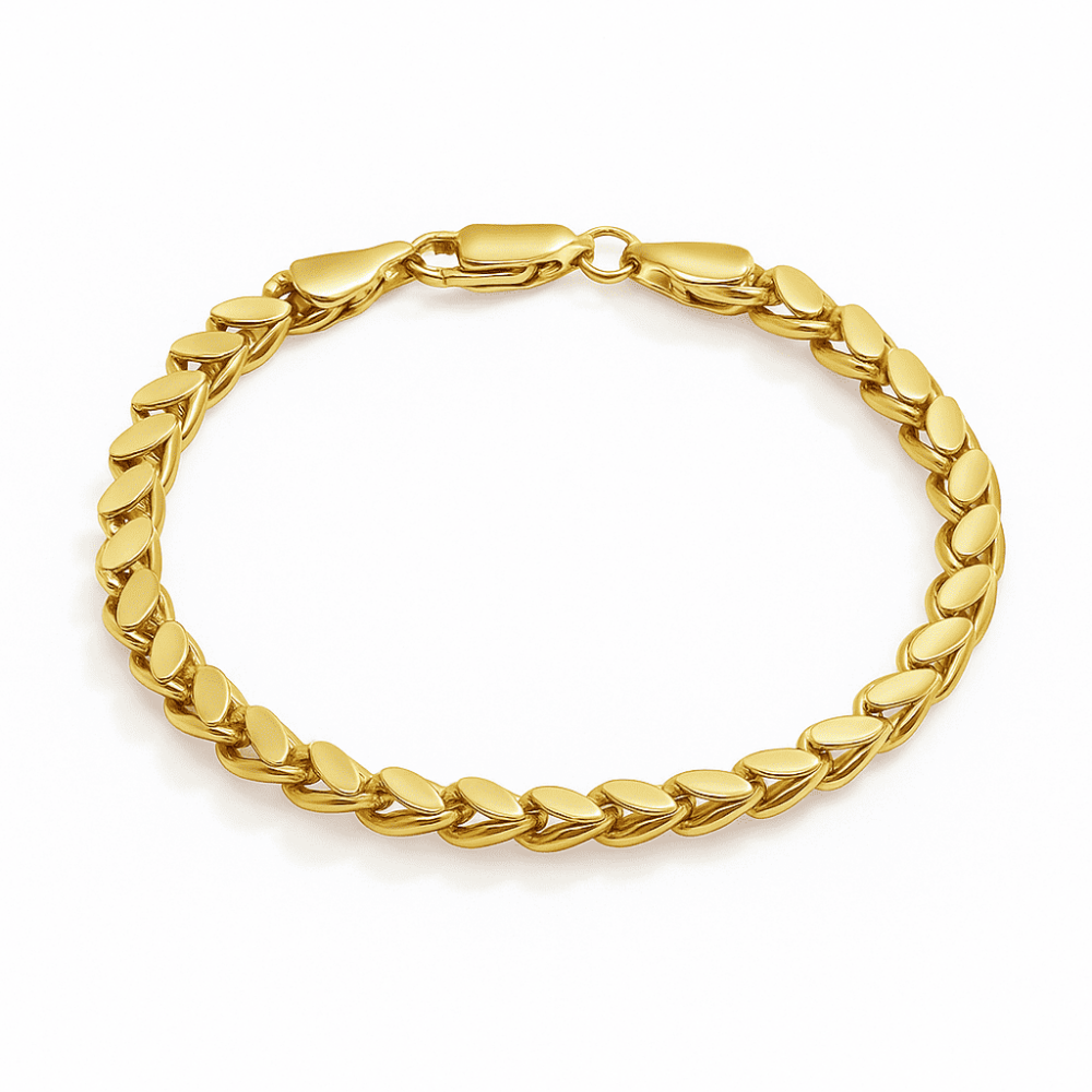 Kadın Xuping Bileklik - Pullu Model - Altın Renk - 4