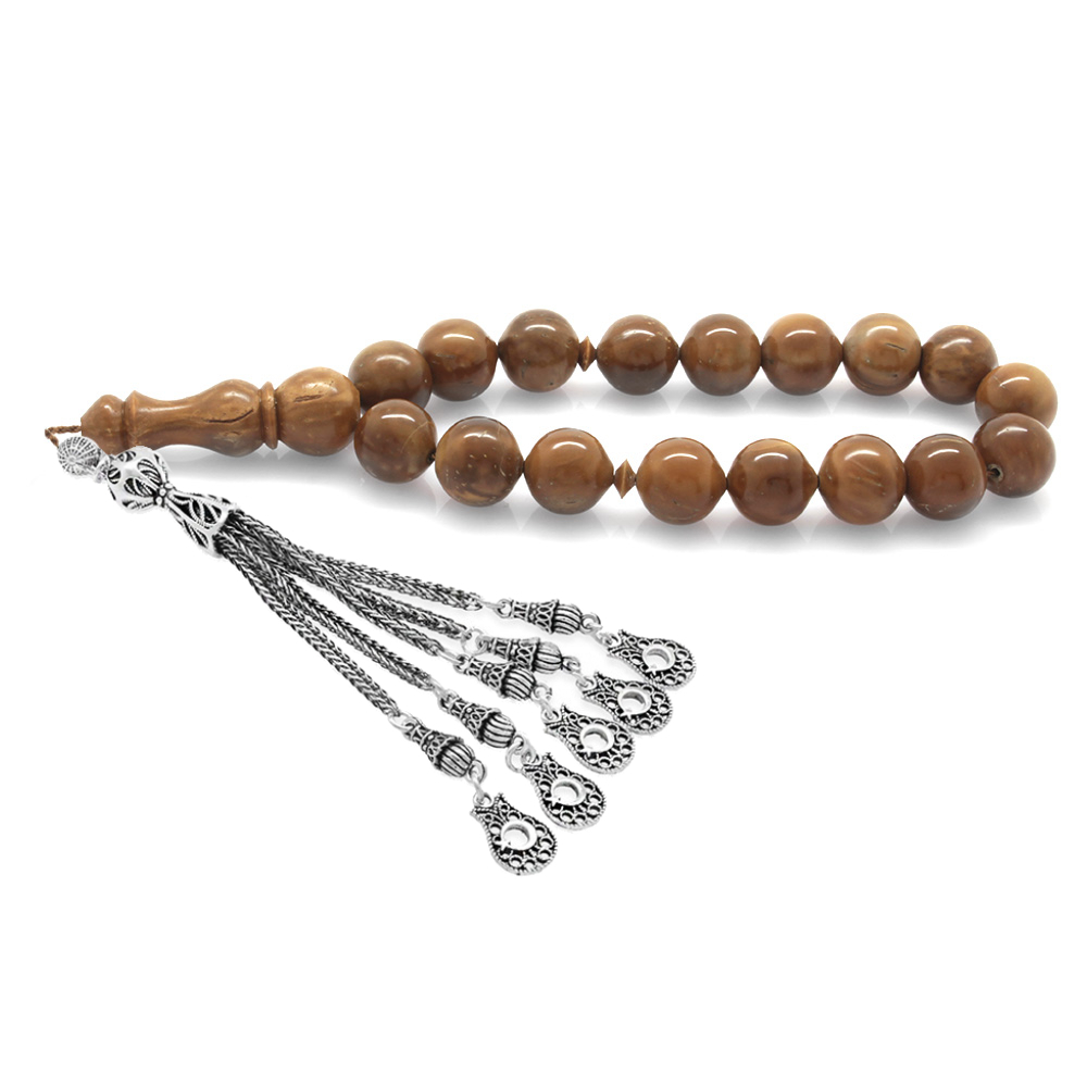 Kararmaz Metal Püsküllü Küre Kesim Kuka Efe Tesbih - 1