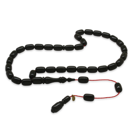 Katalin Tesbih - Sistemli - Siyah Renk - Kapsül Kesim - Tesbihane