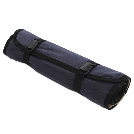 Kemer Muhafazalı Lacivert Kumaş Renkli 25li Tesbih Rulosu - Tesbihane