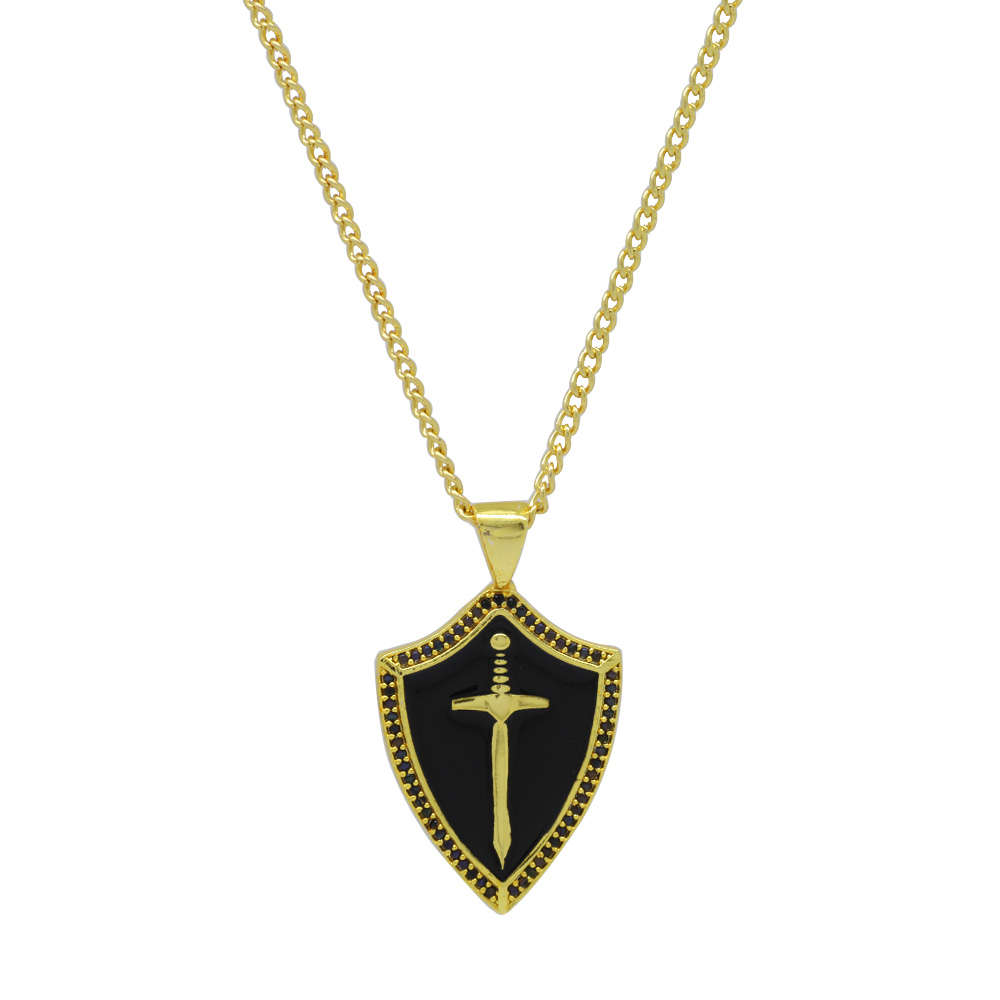 Kılıç Tasarım Gold Renk Zincir Pirinç Bay Kolye - 3