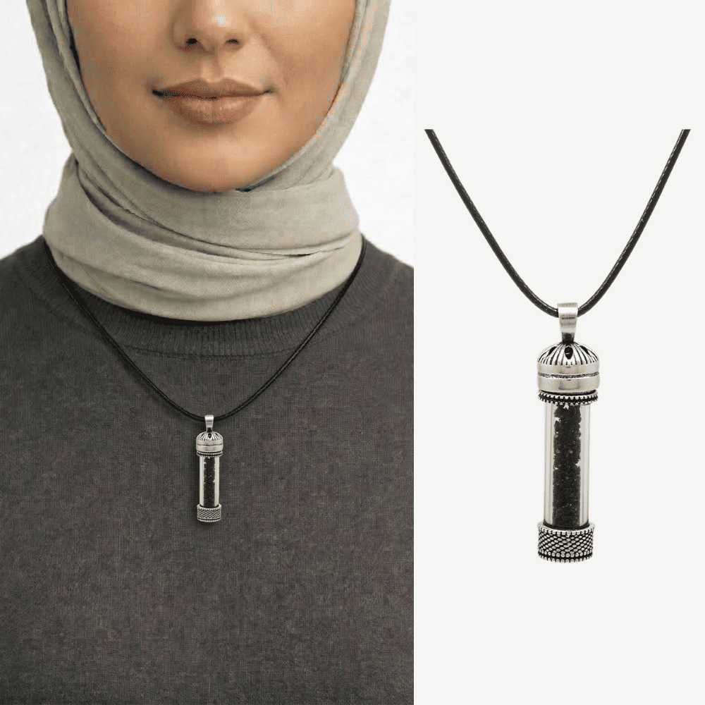 Kişiye Özel İçine Hatıra Ürünler Konulabilir Zarif İp Zincirli 925 Ayar Gümüş Kadın Kolye - 1