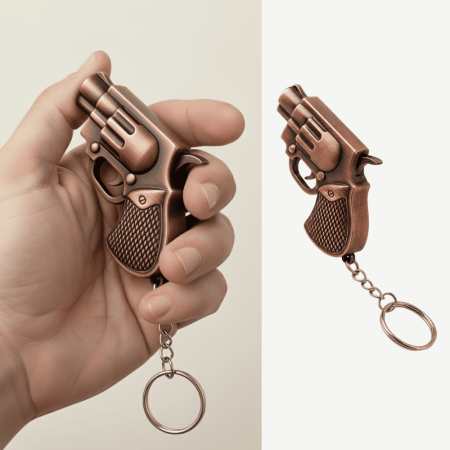 Kişiye Özel Yazılı Altıpatlar Tasarım Bronz Renk Manyetolu Çakmak - Tesbihane