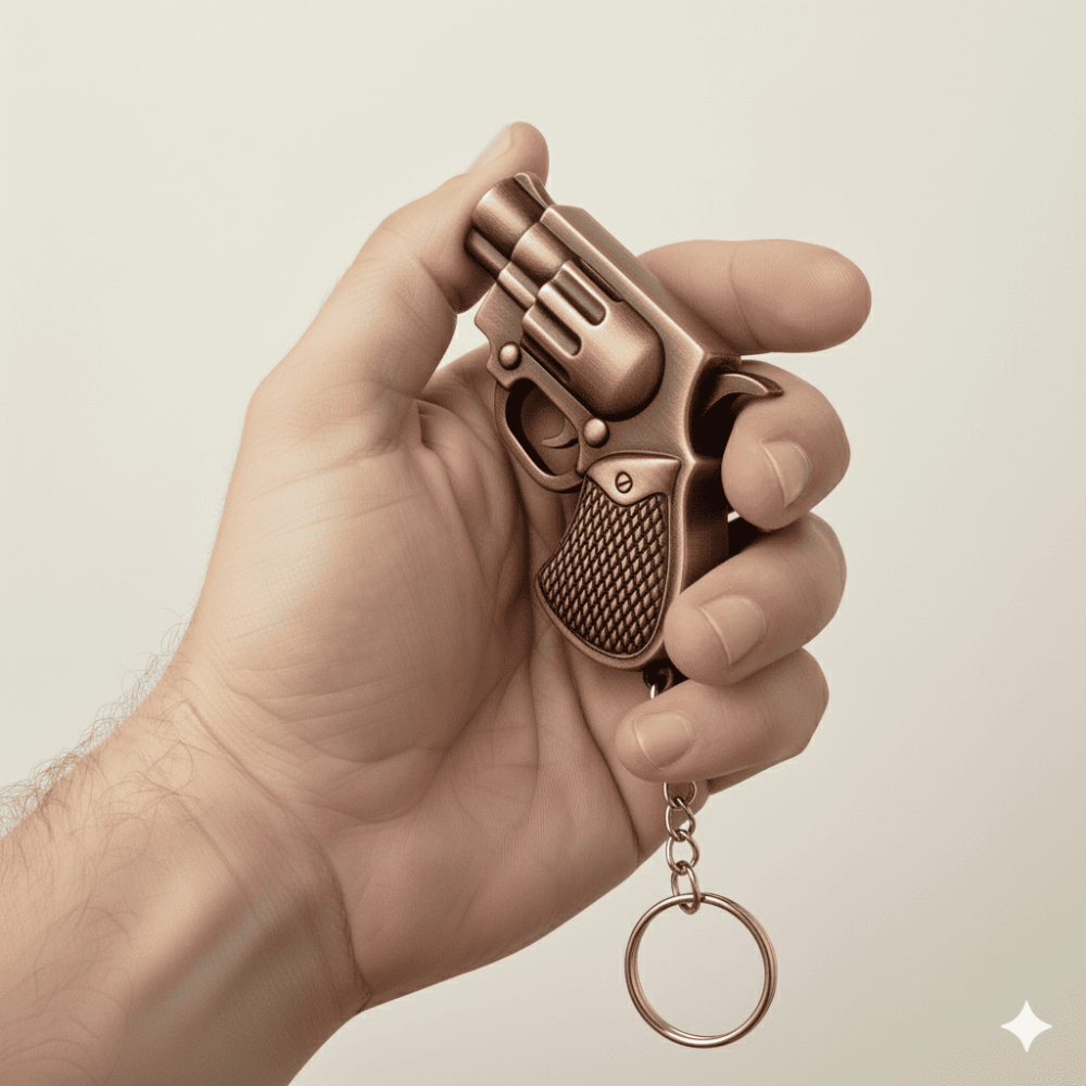 Kişiye Özel Yazılı Altıpatlar Tasarım Bronz Renk Manyetolu Çakmak - 2