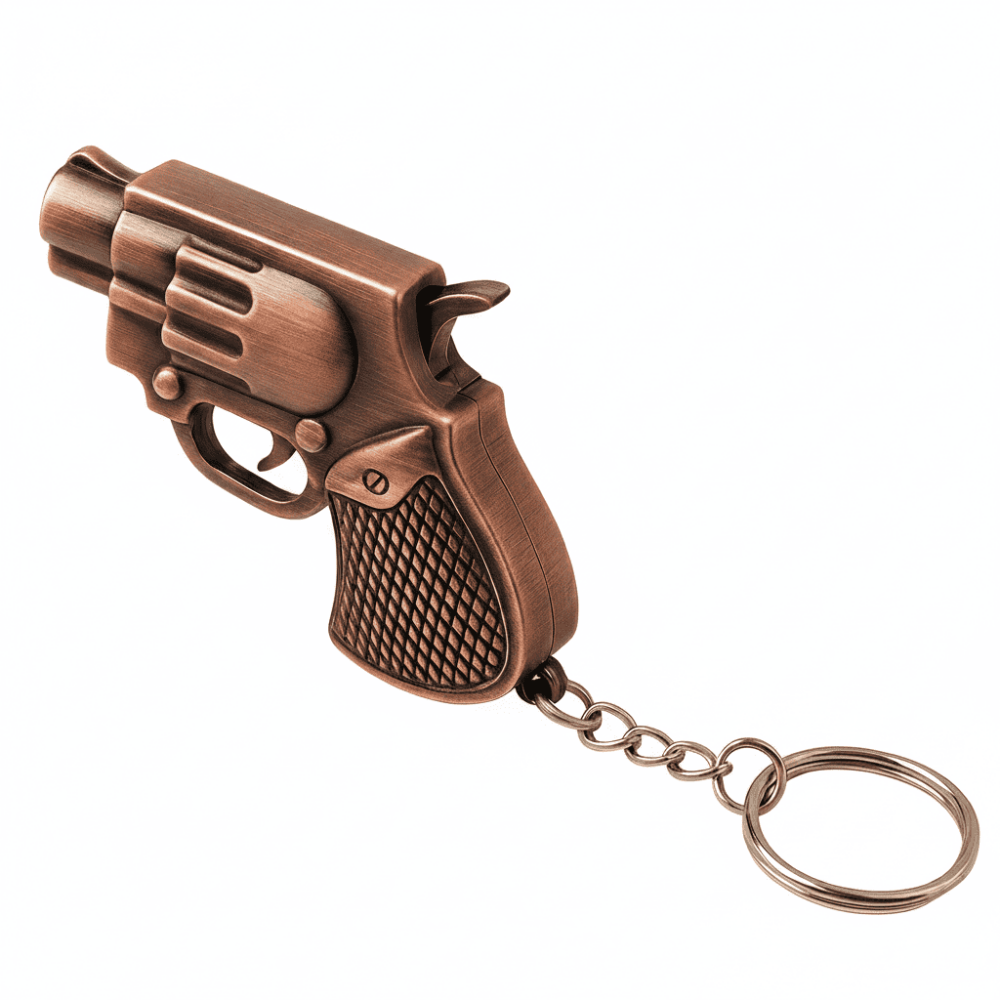 Kişiye Özel Yazılı Altıpatlar Tasarım Bronz Renk Manyetolu Çakmak - 3