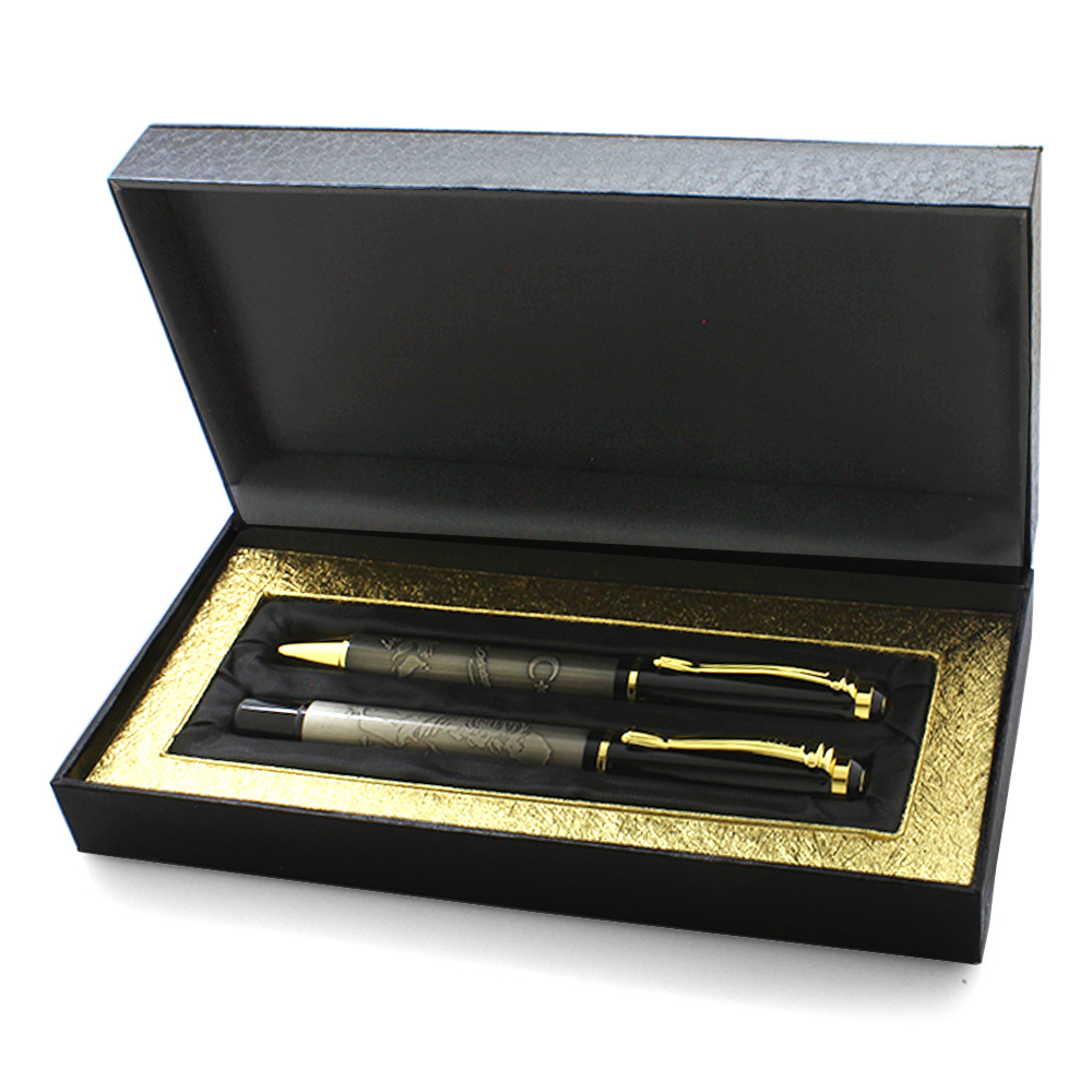 İsme Özel Yazılı Atatürk Silüetli Roller Tükenmez Kalem Seti - 3