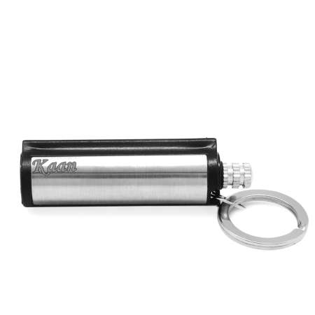 İsme Özel Yazılı Gümüş Renk Çakmak Tasarım Metal Kibrit Anahtarlık - Tesbihane