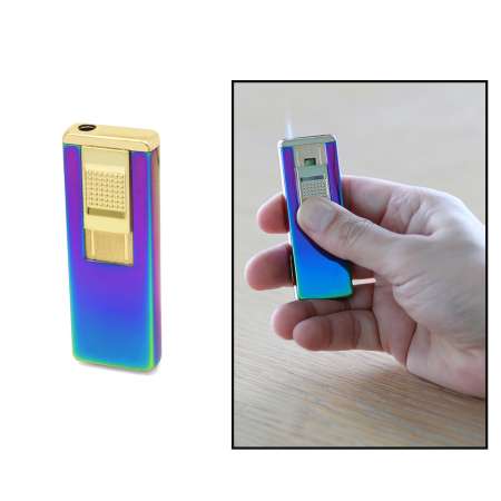 Kişiye Özel İsim Yazılı Buz Mavi Manyetolu Çakmak - Tesbihane