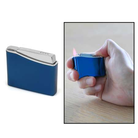 Kişiye Özel Yazılı Lacivert Renk İbola Model Manyetolu Çakmak - Tesbihane