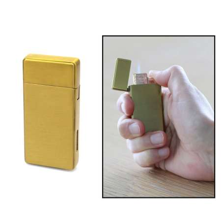 Kişiye Özel Yazılı Mat Eskitme Renk Manyetolu Çakmak - Tesbihane