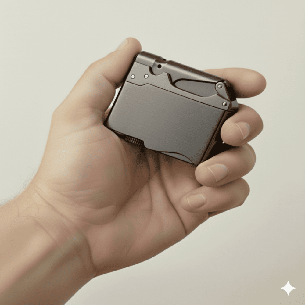 Kişiye Özel Yazılı Siyah Renk Hediye Kutulu İbola Model Manyetolu Çakmak - 2