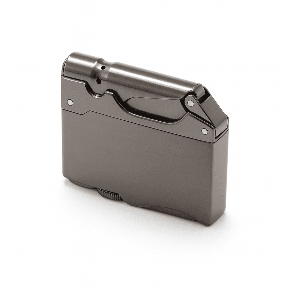 Kişiye Özel Yazılı Siyah Renk Hediye Kutulu İbola Model Manyetolu Çakmak - 3