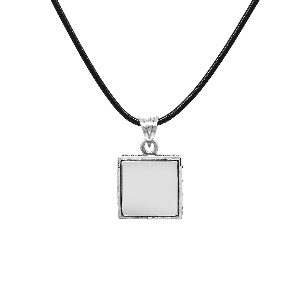 İsme Özel Yazılı Zülfikar Detaylı Zarif İp Zincirli 925 Ayar Gümüş Kadın Cevşen Kolye - 3