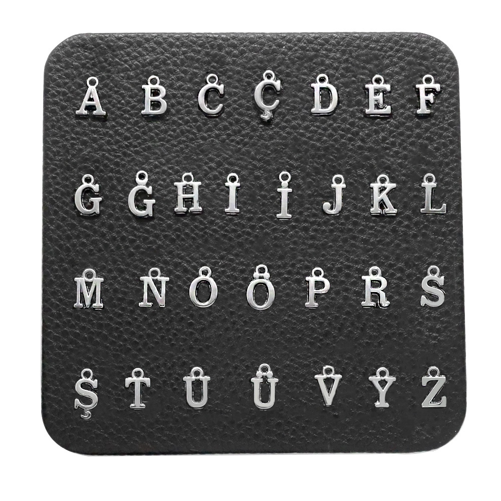 İsme Özel Kararmaz Metal Harf Püskül Ucu - 1