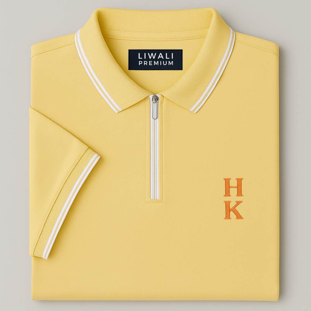 Kişiye Özel Nakışlı Kısa Kollu Ribana Yaka Likralı Premium Soft Sarı Tişört 3XL - 5