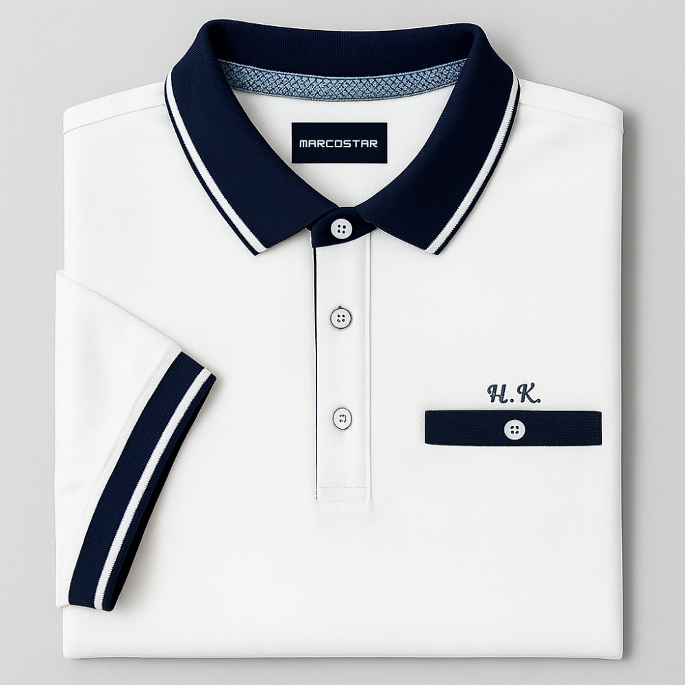Kişiye Özel Nakışlı Kısa Kollu Triko Yaka Premium Beyaz Tişört (2XL) - 4