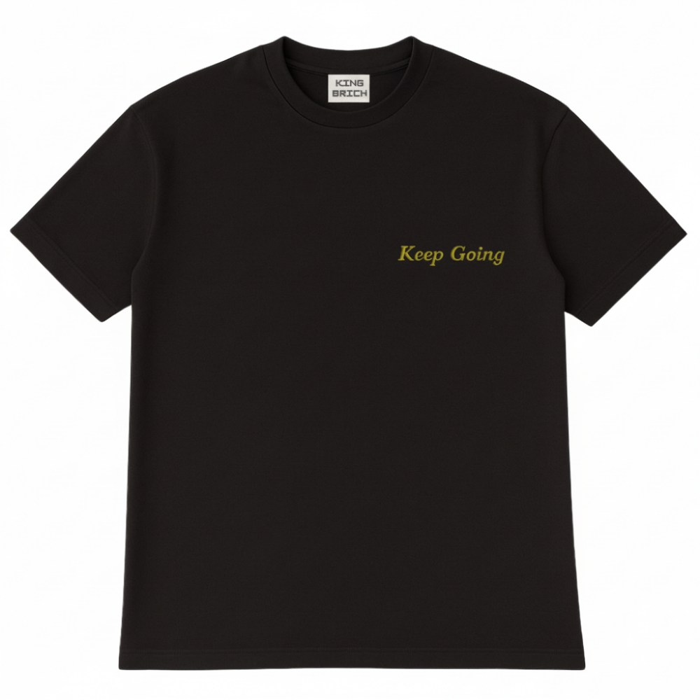 Kişiye Özel Nakışlı Yakası Biyeli Kısa Kollu Bisiklet Yaka Premium Füme Oversize Tişört 2XL - 4