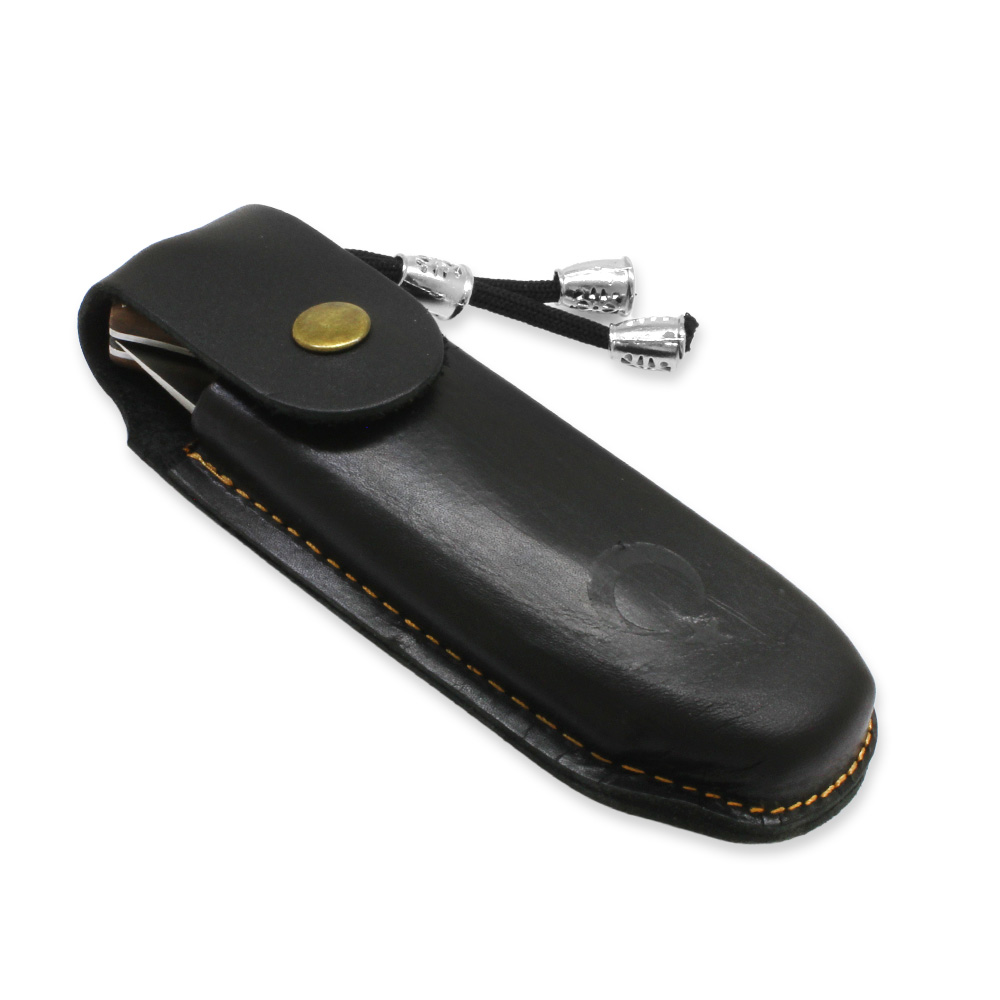 Kök Ceviz Ağacı Saplı Hayta Model Kilit Mekanizmalı 4116 Karartılmış Çelik Avcı ve Kamp Bıçağı - 6