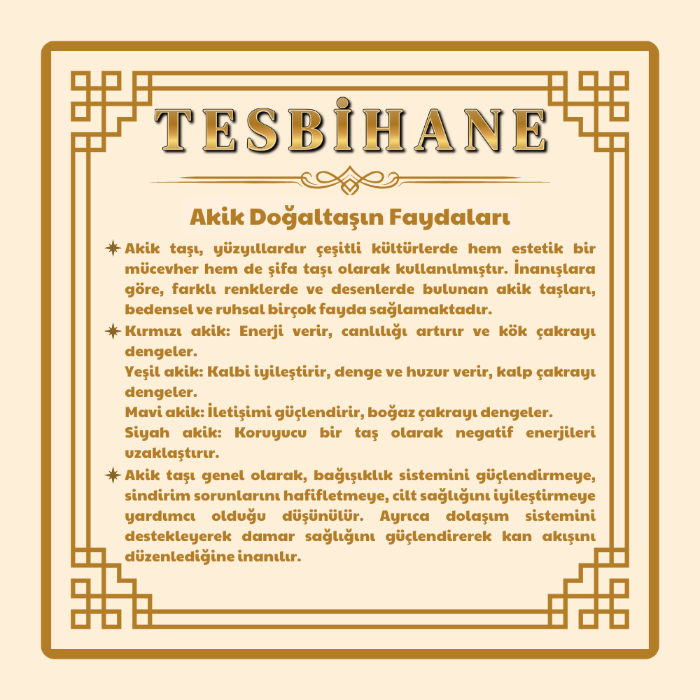 Koleksiyonluk 925 Ayar Gümüş Püsküllü Küre Kesim Yeşil Akik Doğaltaş Tesbih - 2