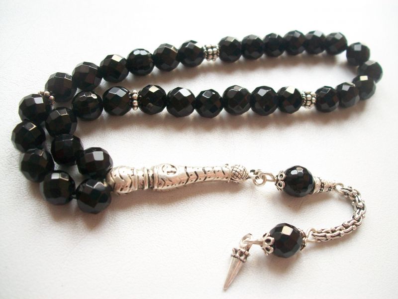 Kristal Kesim Oniks Tesbih (LSMNSV36) - 3