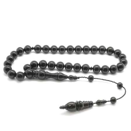 Kumpas İşçilikli Küre Kesim Erzurum Oltu Taşı Tesbih - Tesbihane