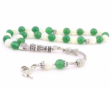 Küre Kesim Akik Taşlı Taraftar Tesbih - Tesbihane